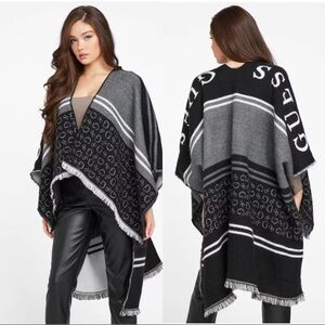 GUESS Monochrome Women's Poncho